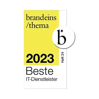 Auszeichnung als Bester IT-Dienstleister 2023