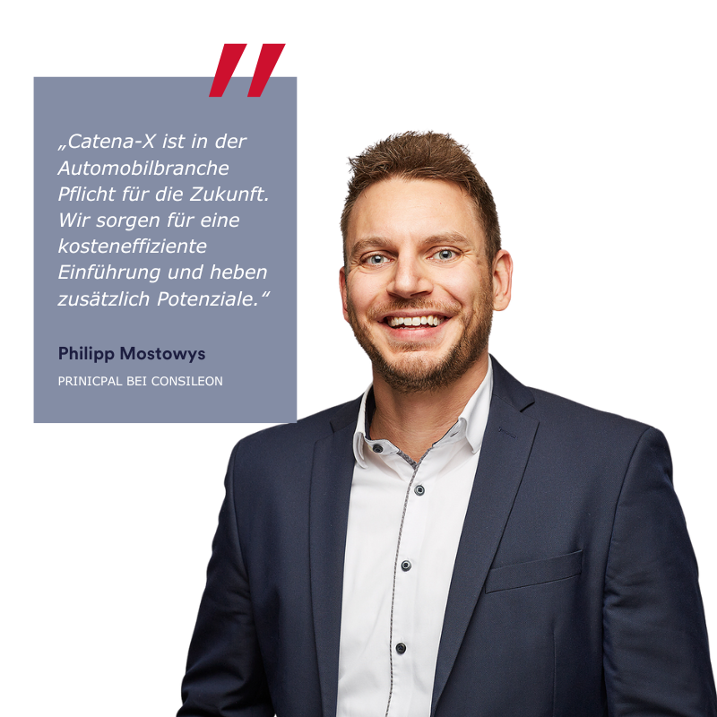 Ansprechpartner Consileon, Philipp Mostowys für Catena-X