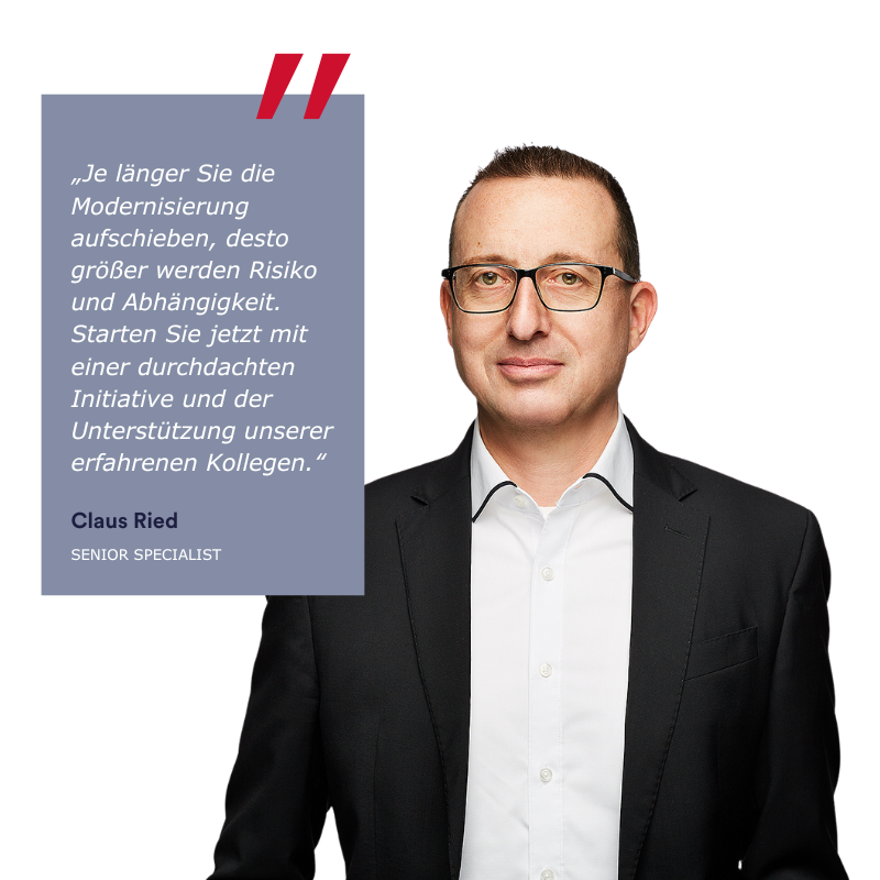 Ansprechpartner Consileon, Claus Ried für IT-Modernisierung