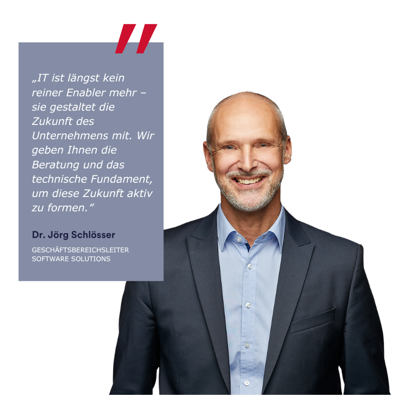 Ansprechpartner Consileon, Dr. Jörg Schlösser für IT-Beratung