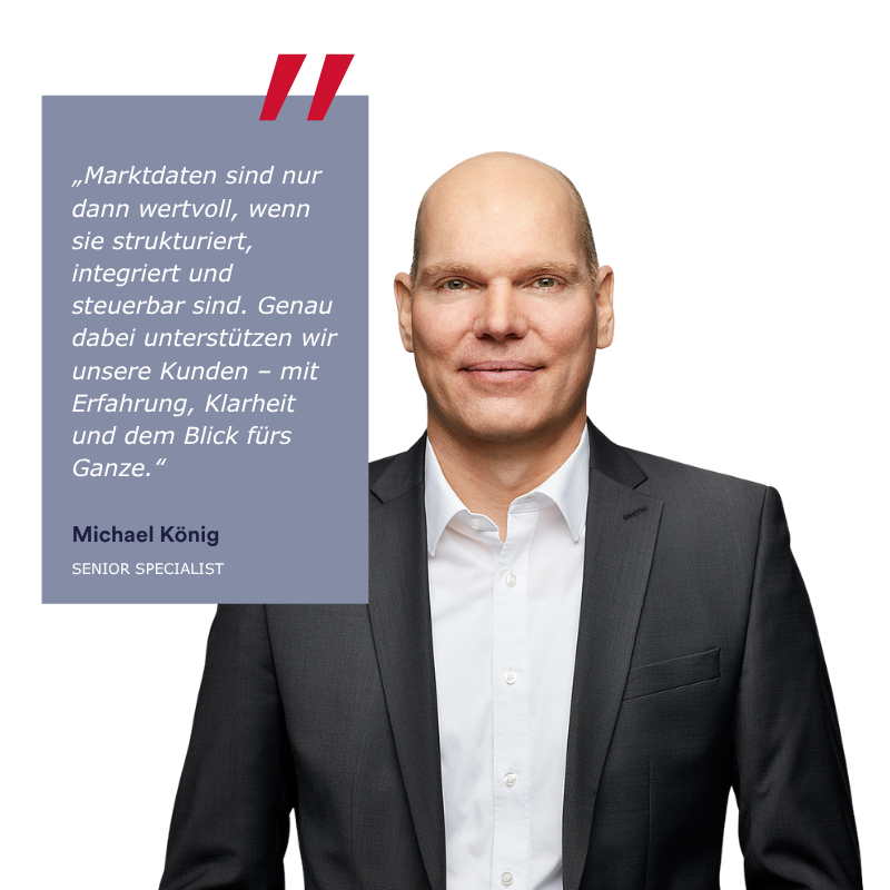 Ansprechpartner Consileon, Michael König zu Marktdaten Kapitalmärkte