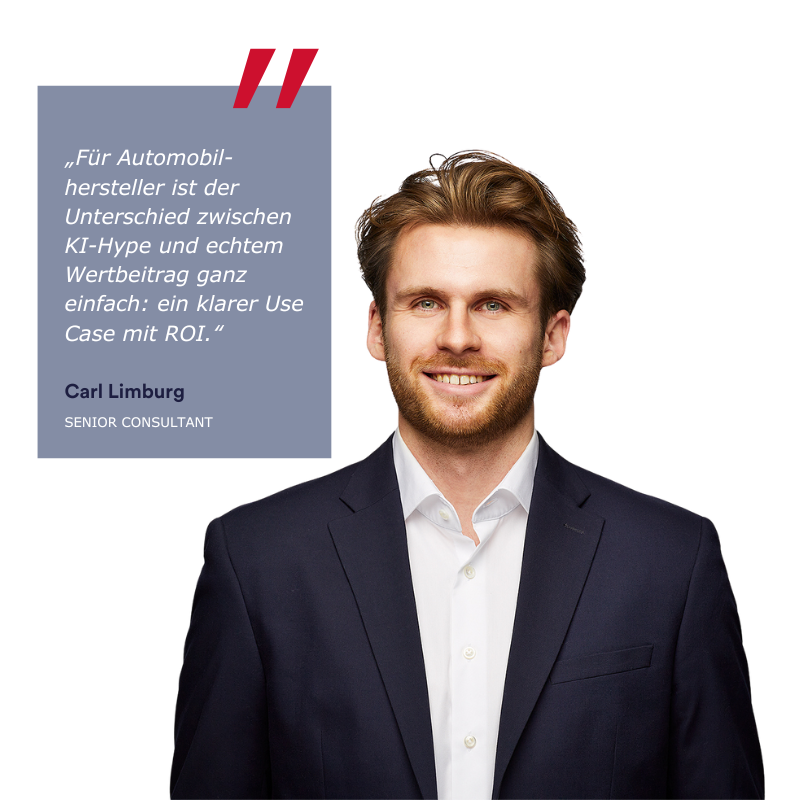 Ansprechpartner Consileon, Carl Limburg, KI-Lösungen für OEMs