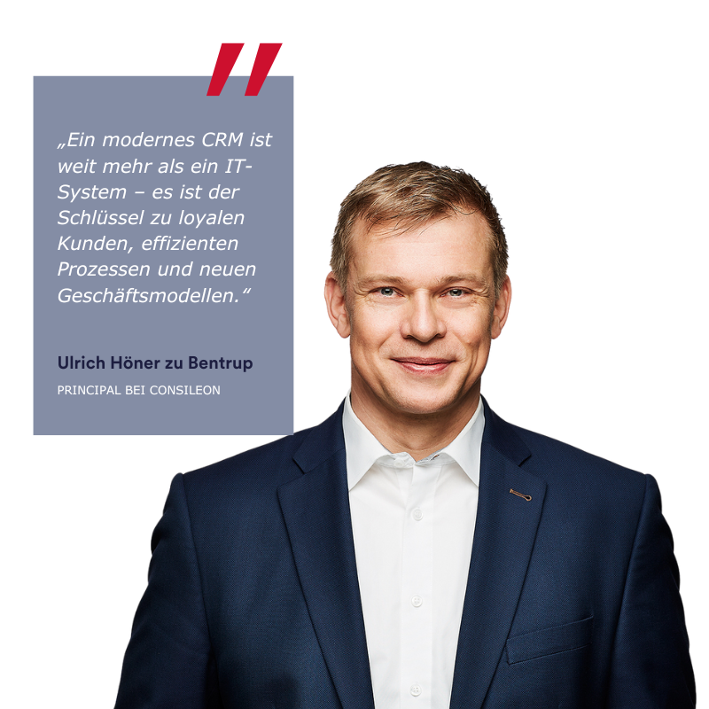Ansprechpartner Consileon, Ulrich Höner zu Bentrup, CRM für Stadtwerke
