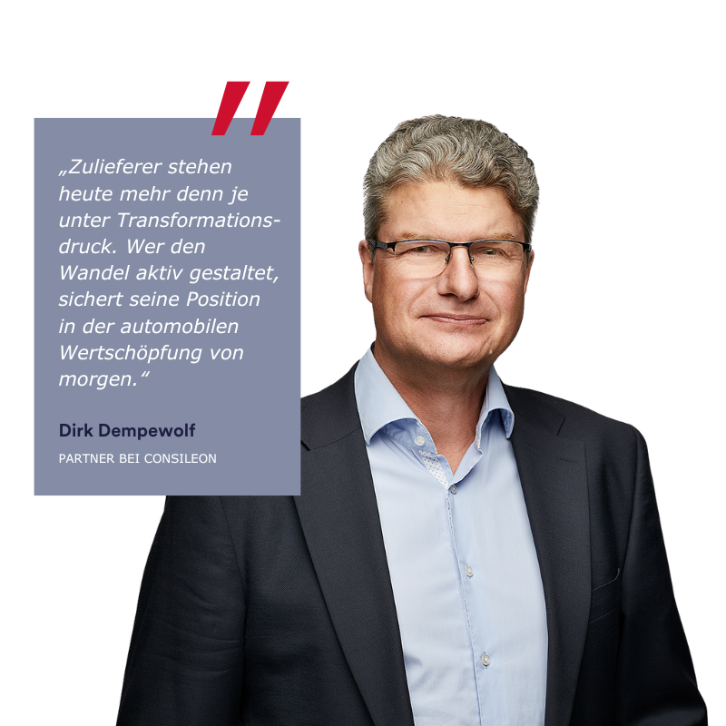 Ansprechpartner Consileon, Dirk Dempewolf, Beratung Zulieferindustrie