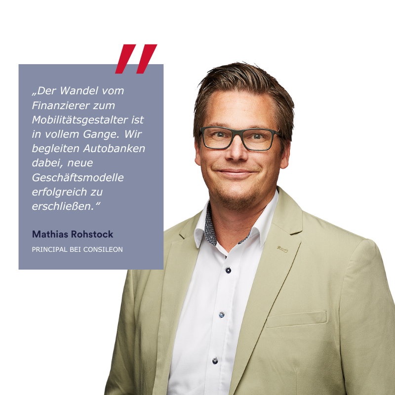 Ansprechpartner Consileon, Mathias Rohstock, Beratung für Autobanken