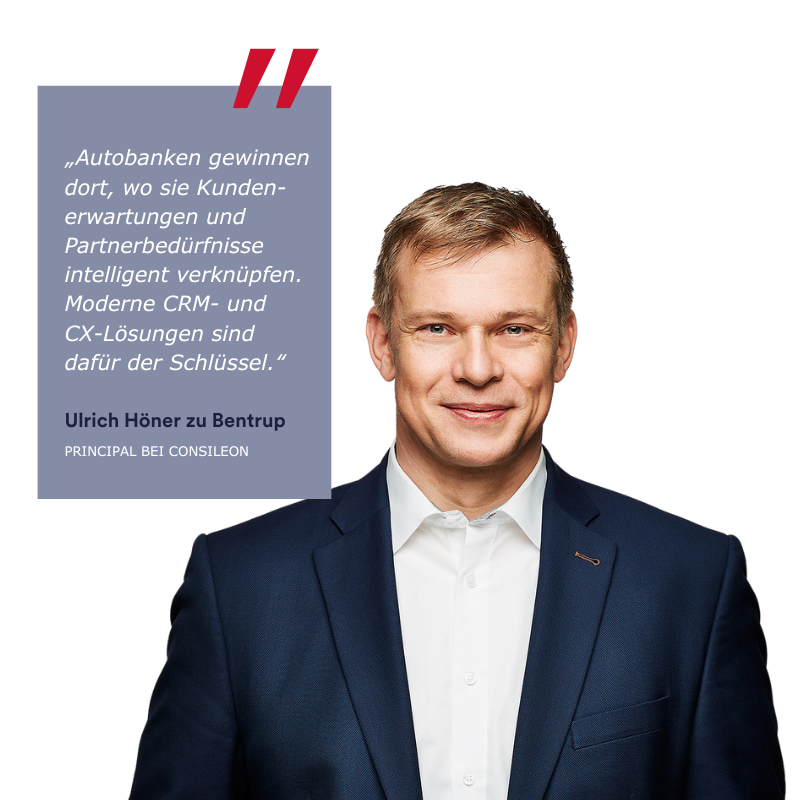 Ansprechpartner, Ulrich Höner zu Bentrup, CRM für Autobanken