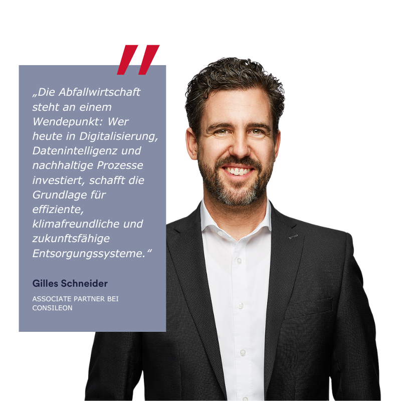 Ansprechpartner Consileon, Gilles Schneider, Beratung für die Abfallwirtschaft